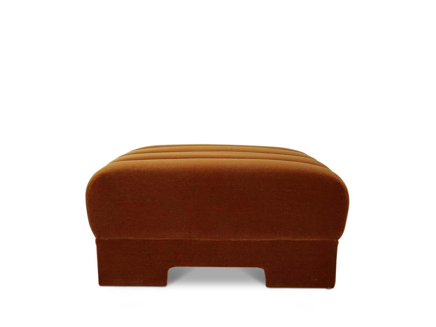 The Fairview Ottoman is a tufted ottoman with matching upholstered base.

The Lawson-Fenning Collection is designed and handmade in Los Angeles, California. Reach out to discover what options are currently in stock.
