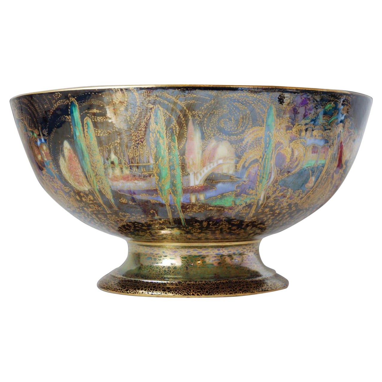 Fairyland Lustre Punch Bowl, Wedgwood, circa 1925