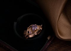 Fairytale Twig Ring, Rose Bramble and Thorns Ring, Sleeping Beauty Ring