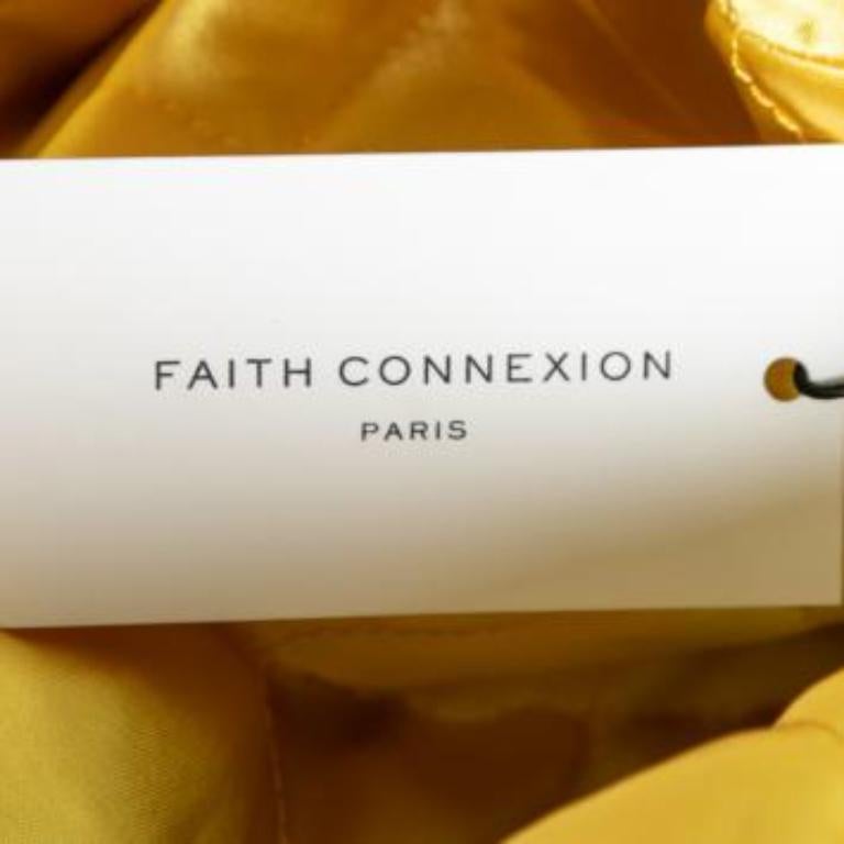 Faith Connexion Black Suede Studded Oversized Bomber Jacket M in vendita 6