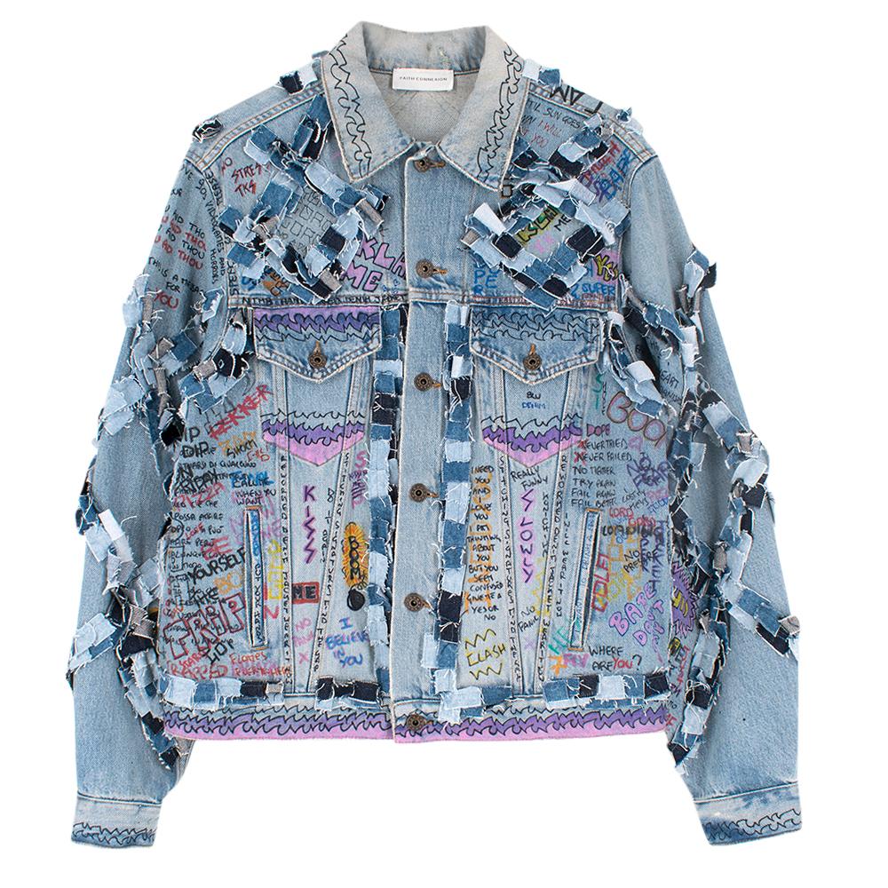loyalty and faith denim jacket