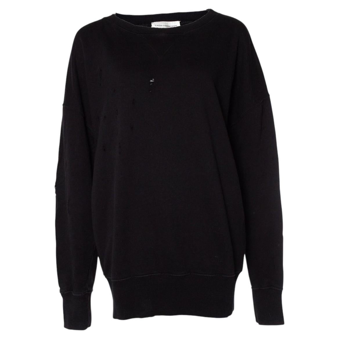 Faith Connexion, Ragged sweater in black