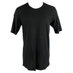 FAITH CONNEXION T-shirt à col ras du cou en coton uni noir Taille XS