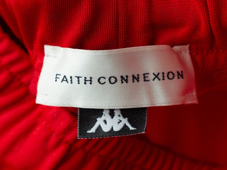 Faith Connexion x Kappa Red and Multicolor Track Pants at 1stDibs | kappa  rn 136820, faith connexion kappa pants, kappa faith connexion