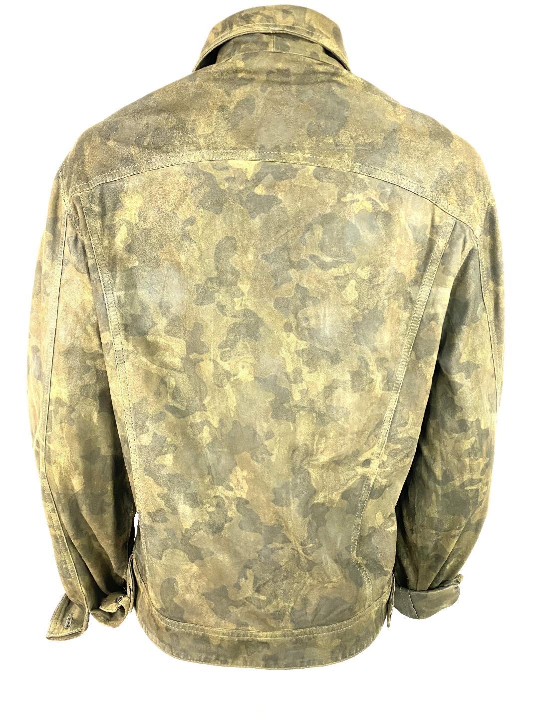 Gray Faith Connextion Green Camouflage Jacket, Size Medium For Sale