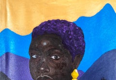 African Woman 1 - 21st Century, Contemporary, Figurative Portrait, People, Black