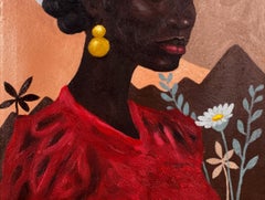 African Woman 2 - 21st Century, Contemporary, Figurative Portrait, People, Black