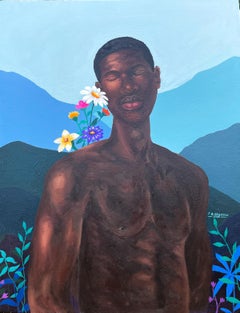 Les Non-Dits (Lo no dicho) 1, - Siglo XXI, Contemporáneo, Retrato figurativo