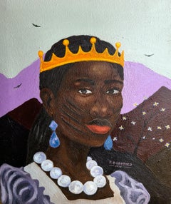 Woven Identities 3 - 21st Century, Contemporary, Figurative Portrait, Africa
