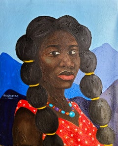 Woven Identities 4 - 21st Century, Contemporary, Figurative Portrait, Africa