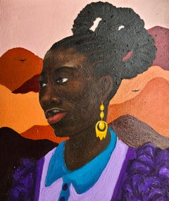 Woven Identities 5 - 21st Century, Contemporary, Figurative Portrait, Africa
