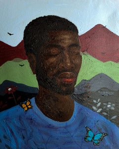 Woven Identities 9 - 21st Century, Contemporary, Figurative Portrait, Africa