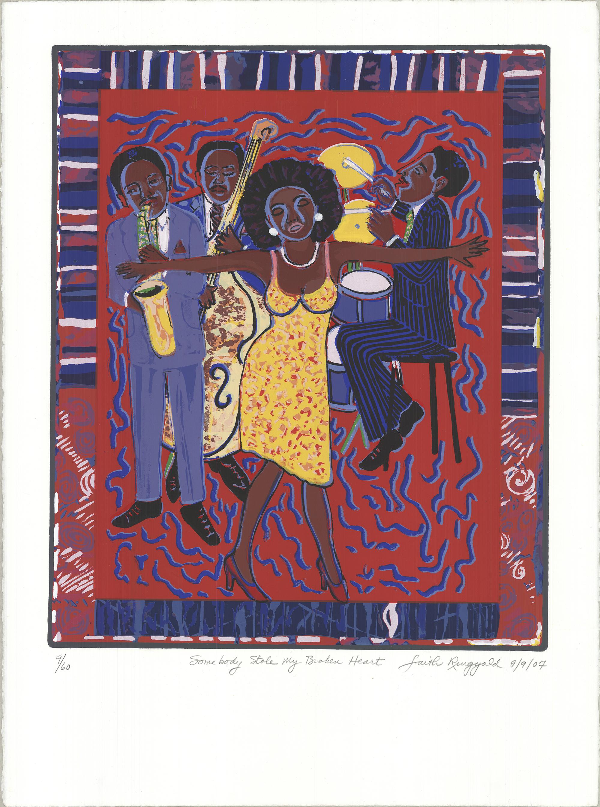 Faith Ringgold 2007 Faith Ringgold 'Somebody Stole My Broken Heart