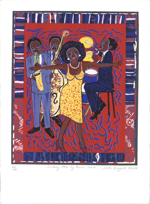 Faith Ringgold 2007 Faith Ringgold 'Somebody Stole My Broken Heart