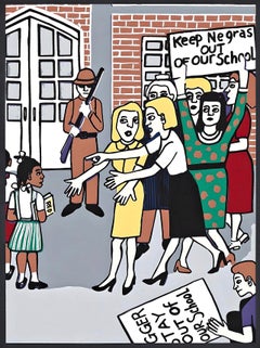 Faith Ringgold, Brown contra la Junta de Educación 1954, 2007
