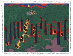 FAITH RINGGOLD Coming to Jones Road Under a Blood Red Sky #5, 2004 - Signiert