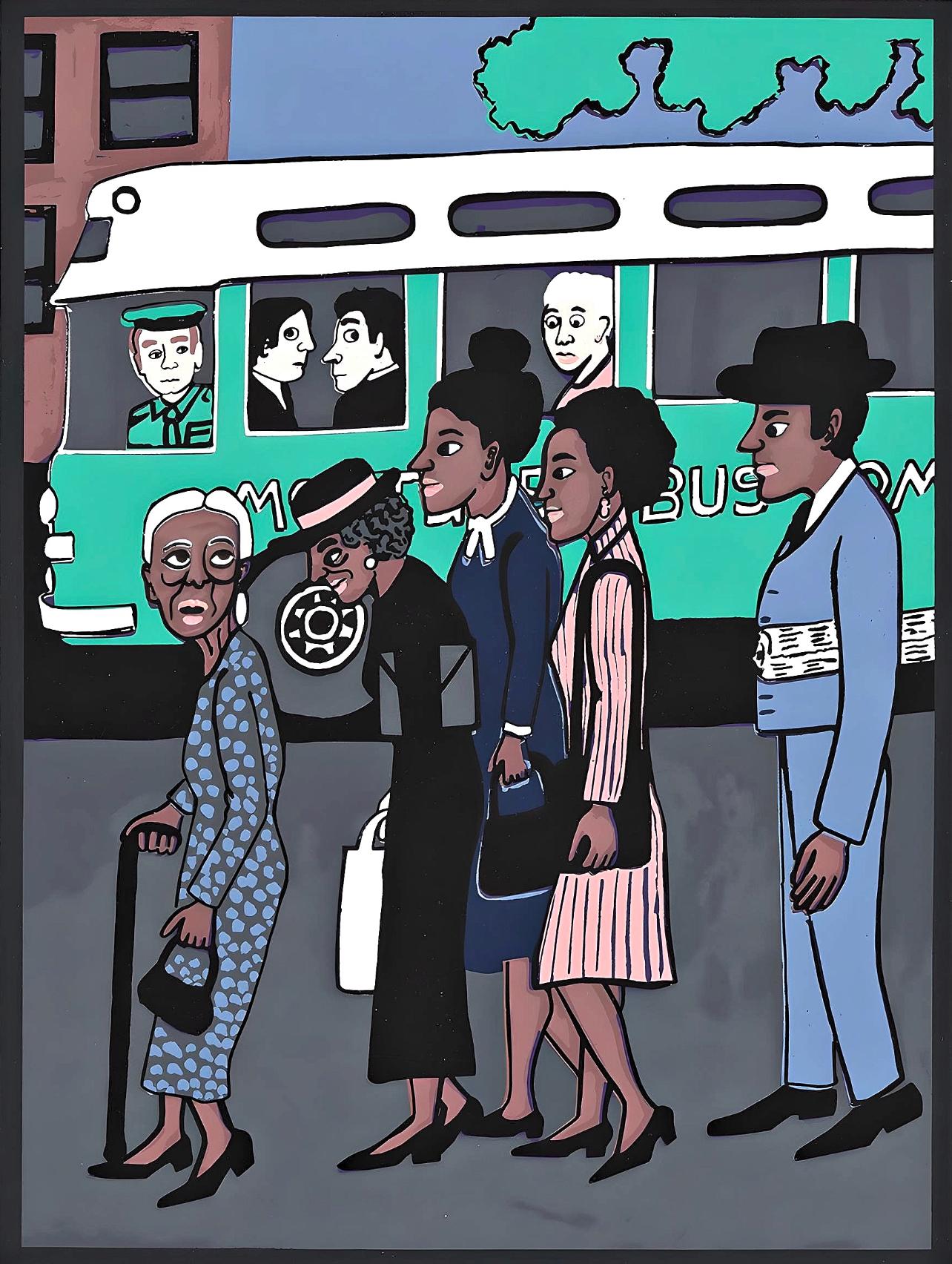 Faith Ringgold, Montgomery Bus Boycott, Letter from Birmingham City Jail, 2007