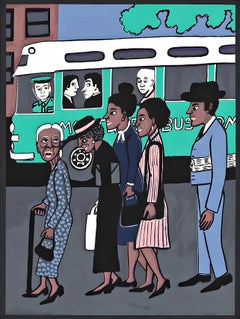 Faith Ringgold, Montgomery Bus Boycott, Letter from Birmingham City Jail, 2007