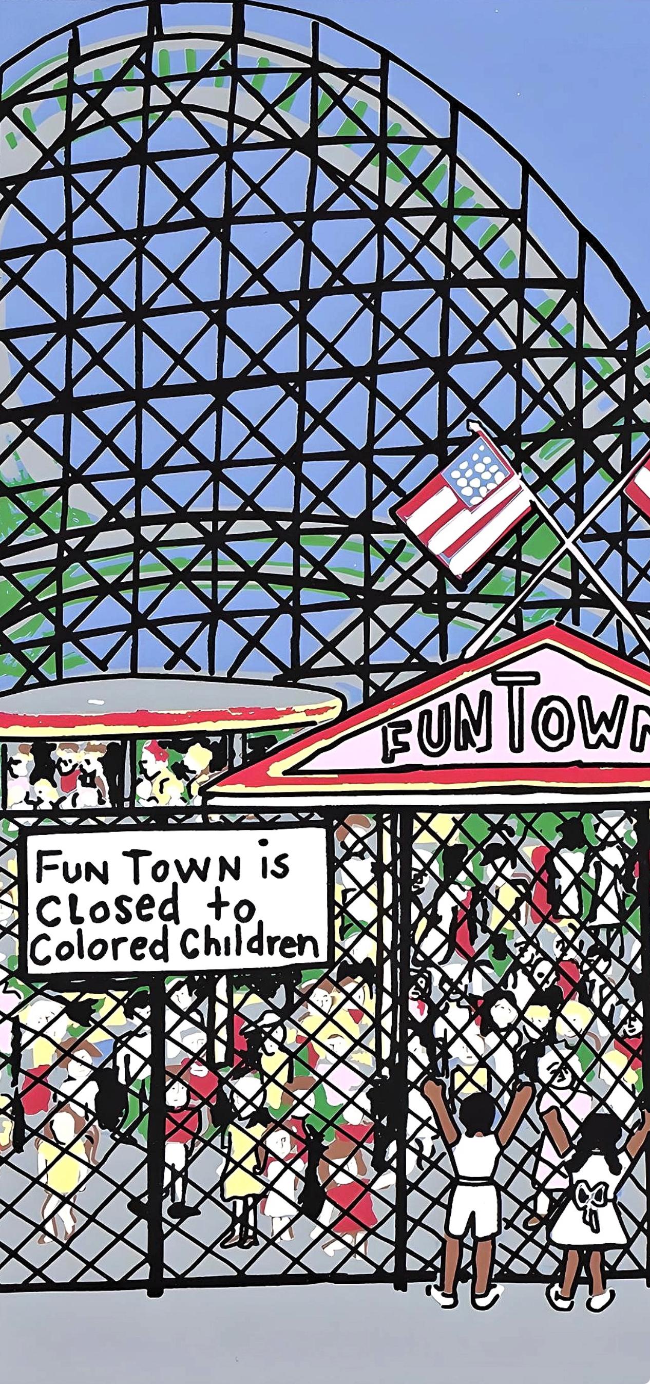 Solo per i Whiting, Lettera dalla prigione di Birmingham - Print di Faith Ringgold