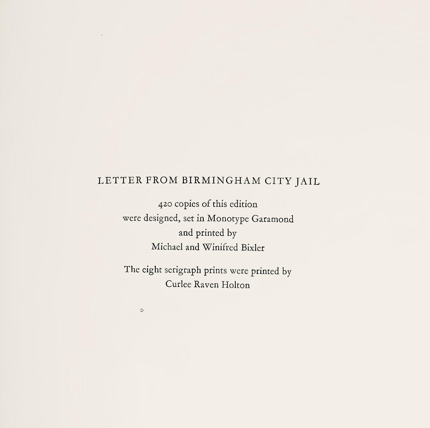 Solo per i Whiting, Lettera dalla prigione di Birmingham in vendita 4