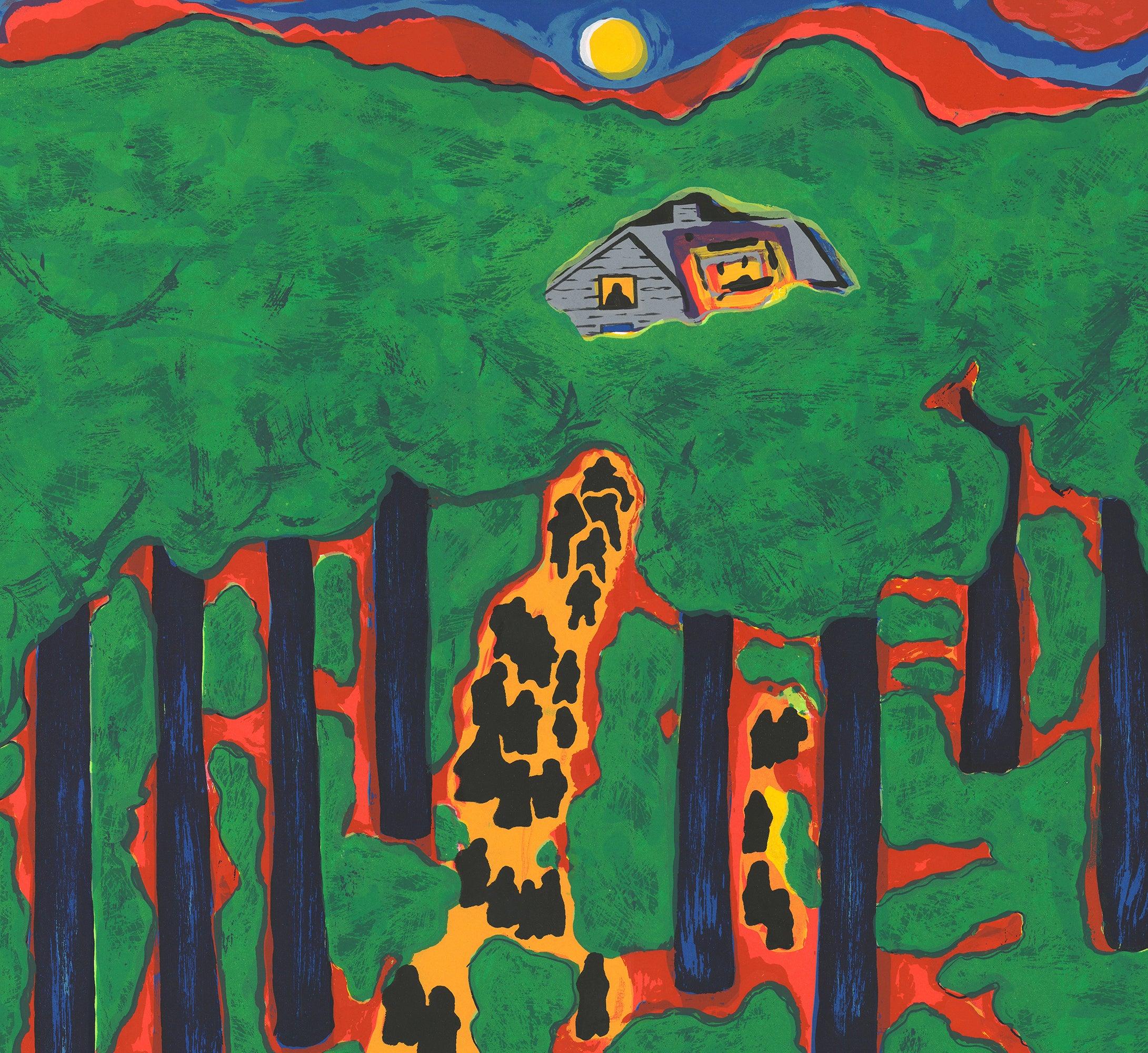 Ringgold-Coming to Jones Road Under a Blood Red Sky #5, 2004 - Firmato a mano in vendita 3