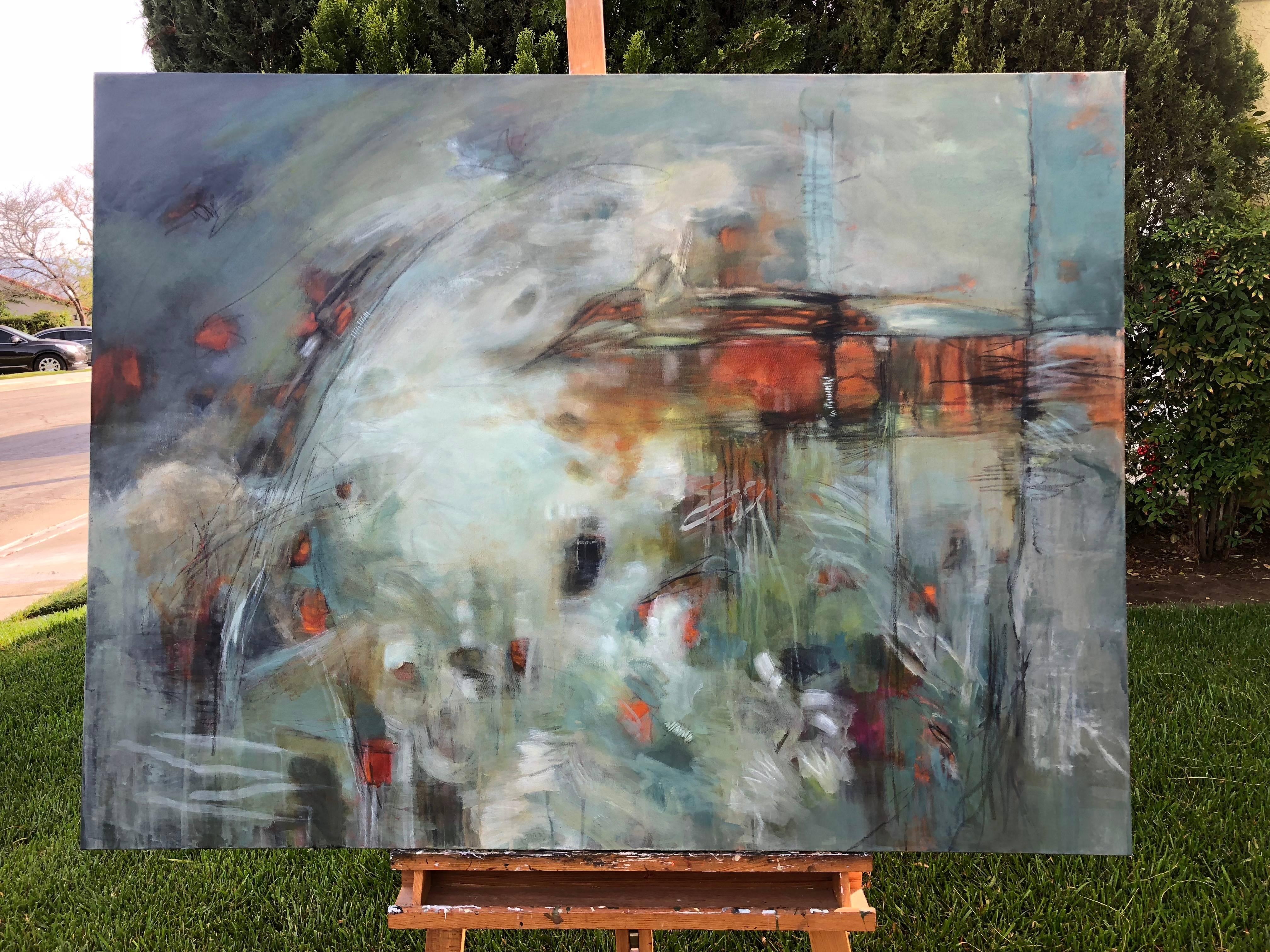 A Stitch by Stitch in Time - Painting Astratto di Faith Taylor