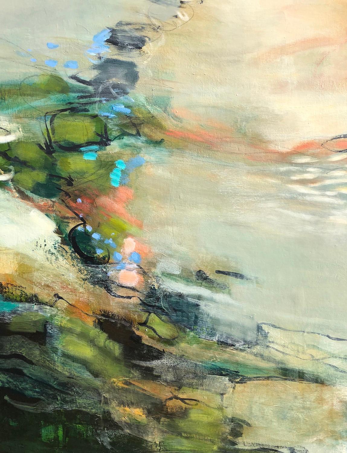 Just for Now - Abstract Painting by Faith Taylor