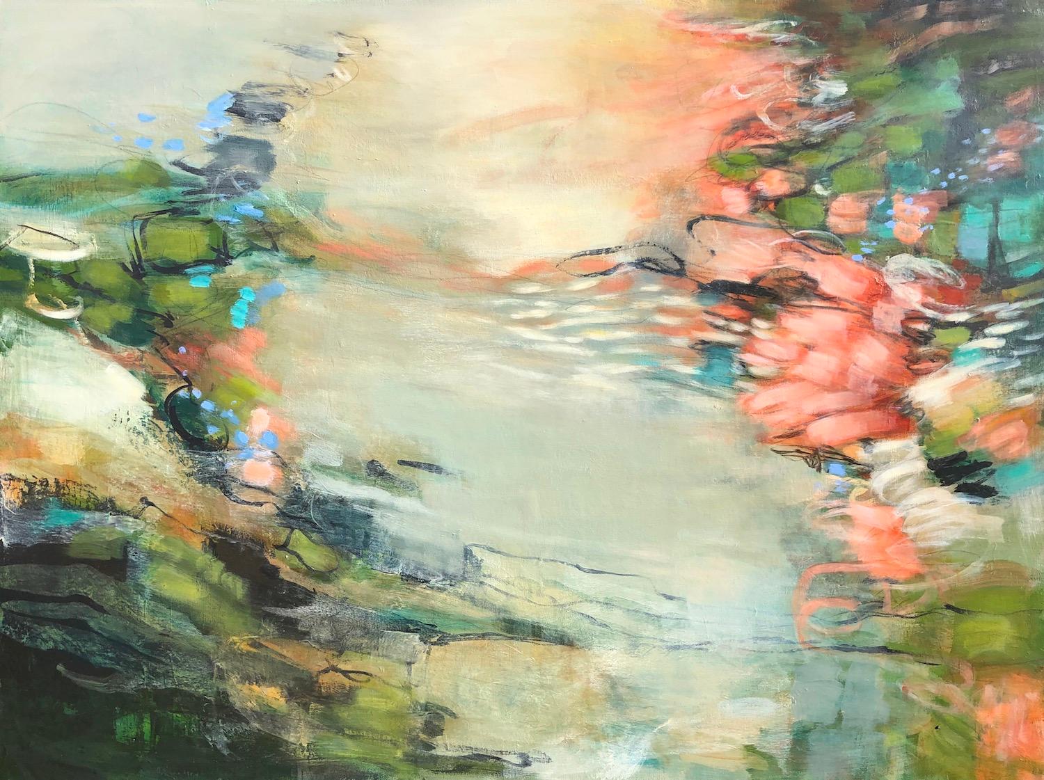Faith Taylor Abstract Painting - Just for Now