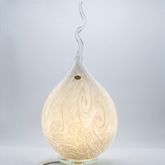 Lampe à flamme Faitmain Verre blanc, France