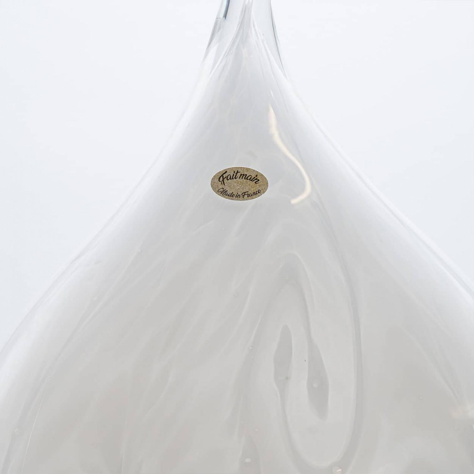 Faitmain Flame Light Weißglas, Frankreich (Französisch) im Angebot