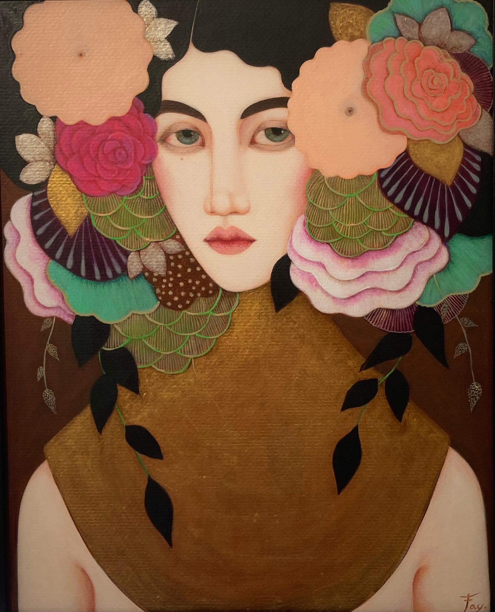 Faïza Maghni Portrait Painting - Shirley