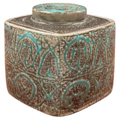 Caja con tapa / Humidor Fajance de Nils Thorsson para Royal Copenhagen