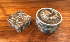 Fajance Lidded Box and Jar by Nils Thorsson for Royal Copenhagen
