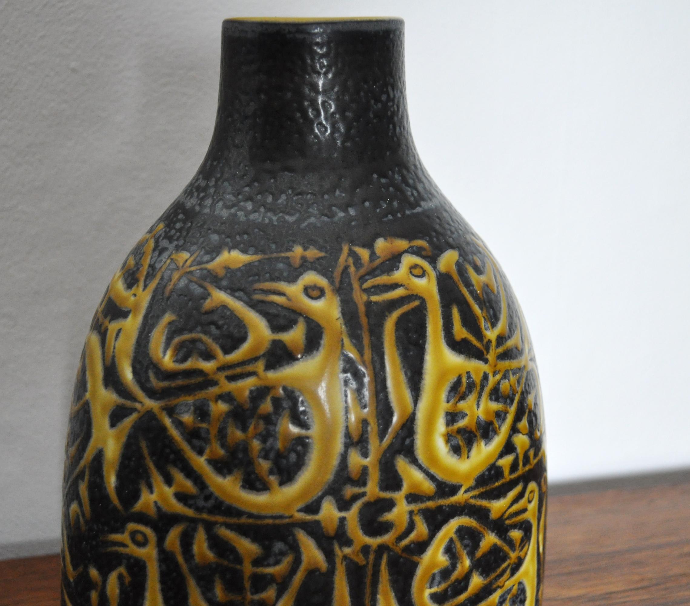 Porcelain Fajance Vase by Nils Thorsson Baca Royal Copenhagen For Sale