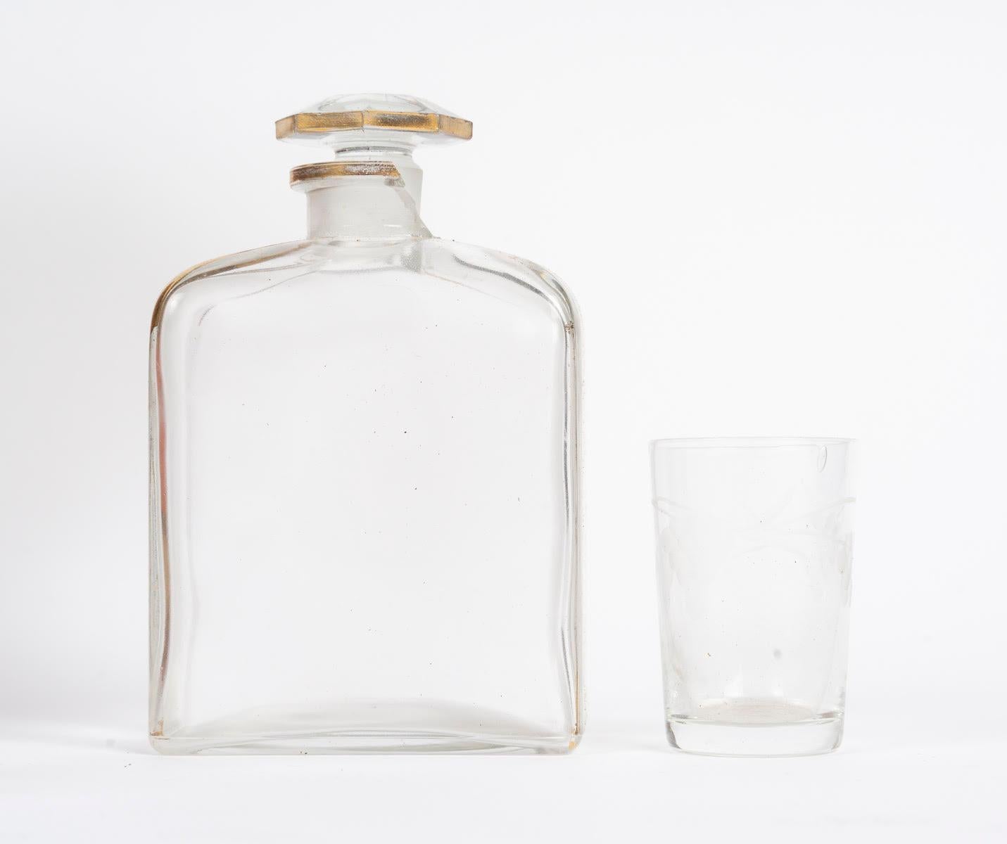 Fake Book Concealing Two Liqueur Decanters, Napoleon III Style, 20th Century. im Angebot 3