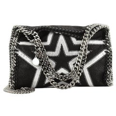 Falabella Fold Over Crossbody Bag Embroidered Shaggy Deer Mini Falabella Fold Over Crossbody Bag Embroidered Shaggy Deer Mini