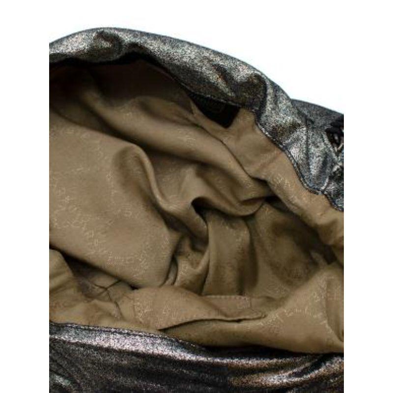 Falabella grey metallic bag For Sale 2