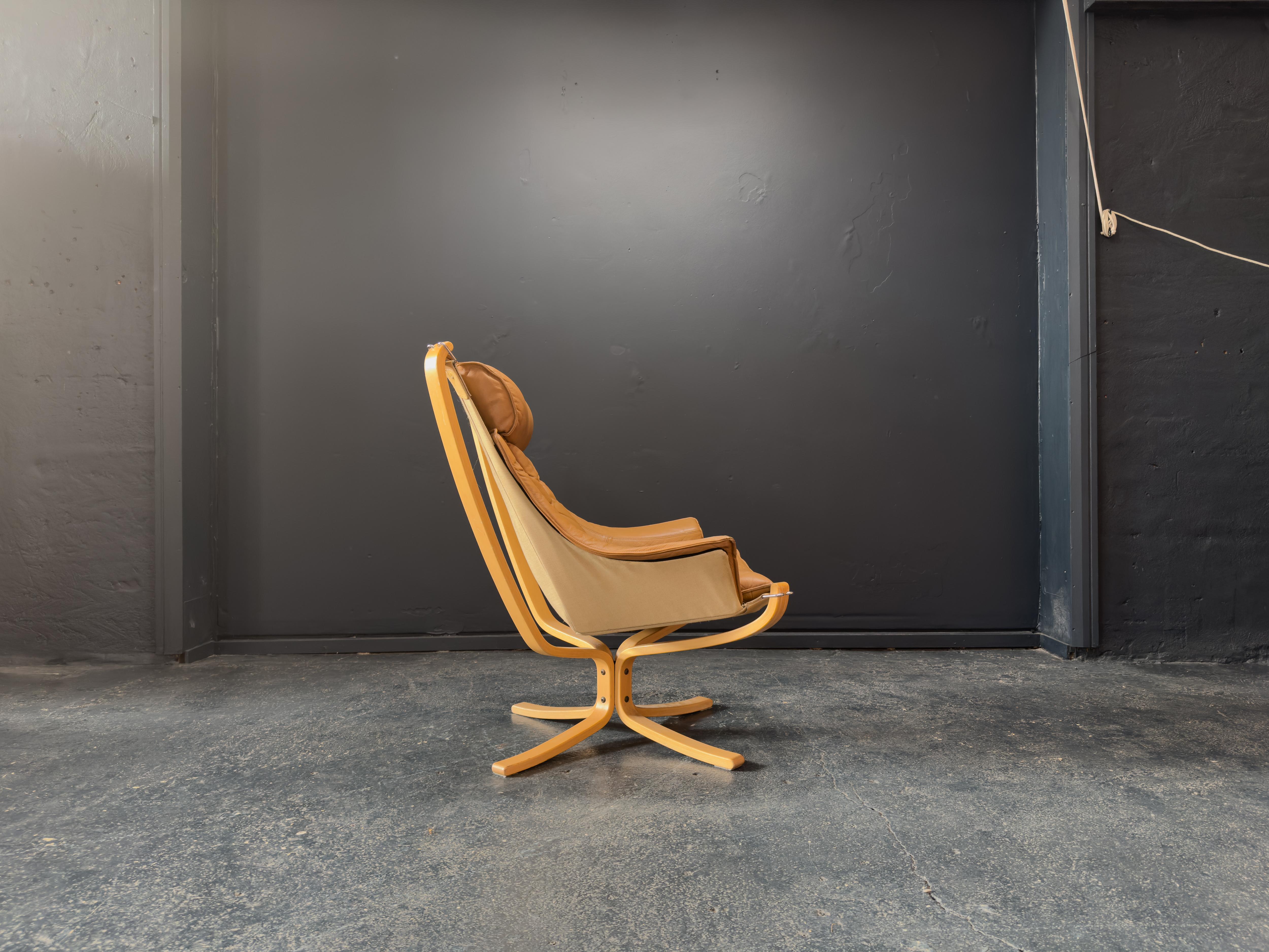Sillón Falcon de Sigurd Resell Danés en venta