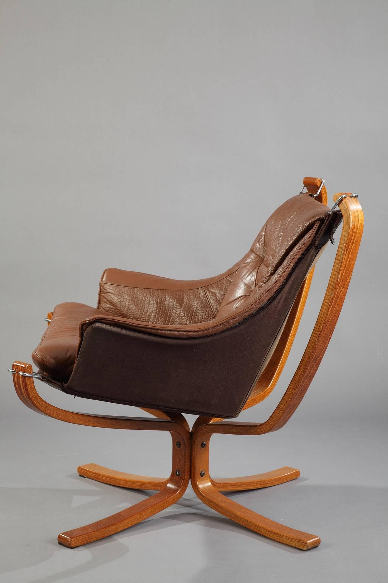 Norwegian Falcon Armchair by Sigurd Ressell for Vatne Mobler