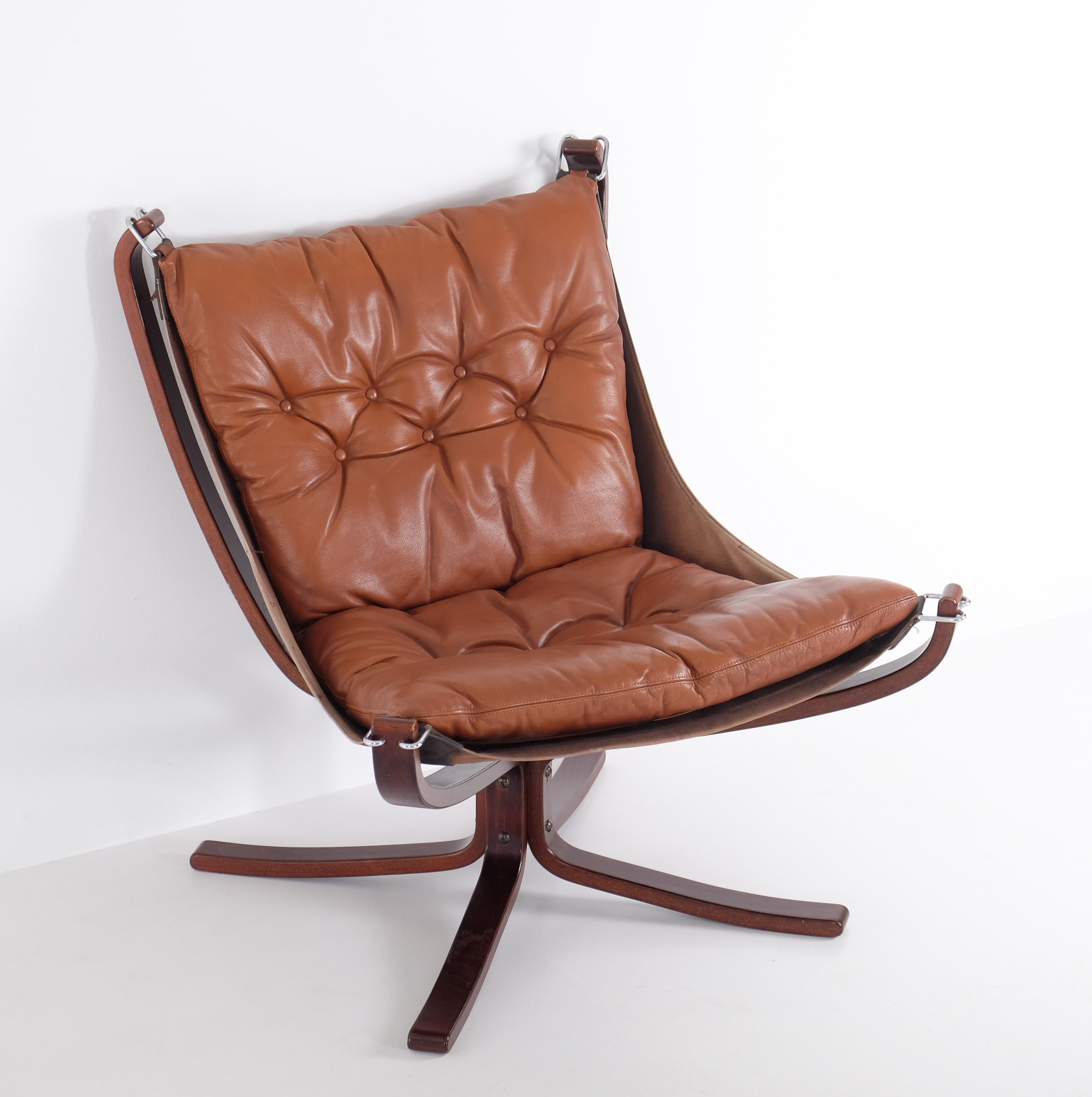 Late 20th Century Falcon Chair by Sigurd Ressell, 1970s