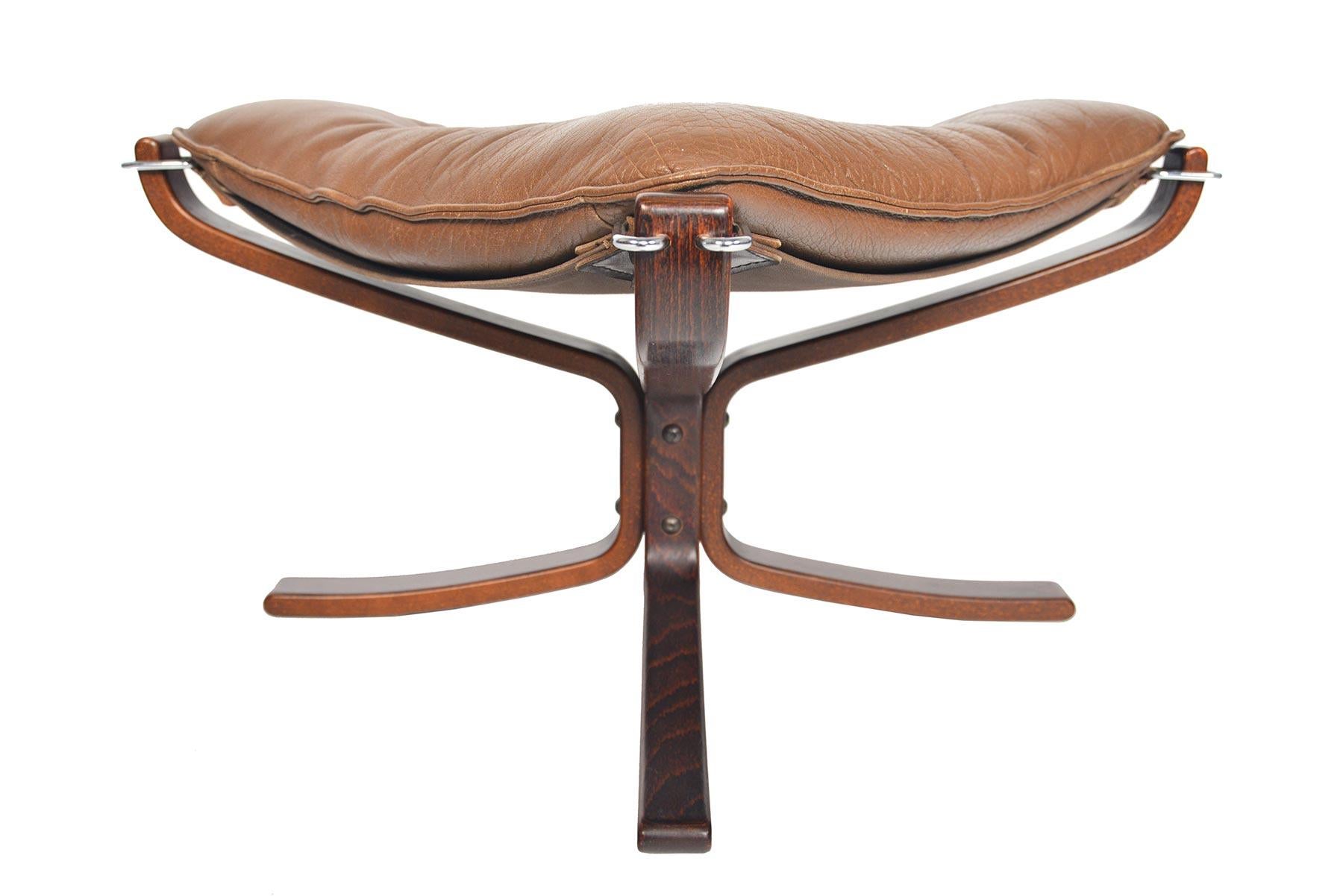 Mid-Century Modern Falcon Chair Ottoman by Sigurd Ressell