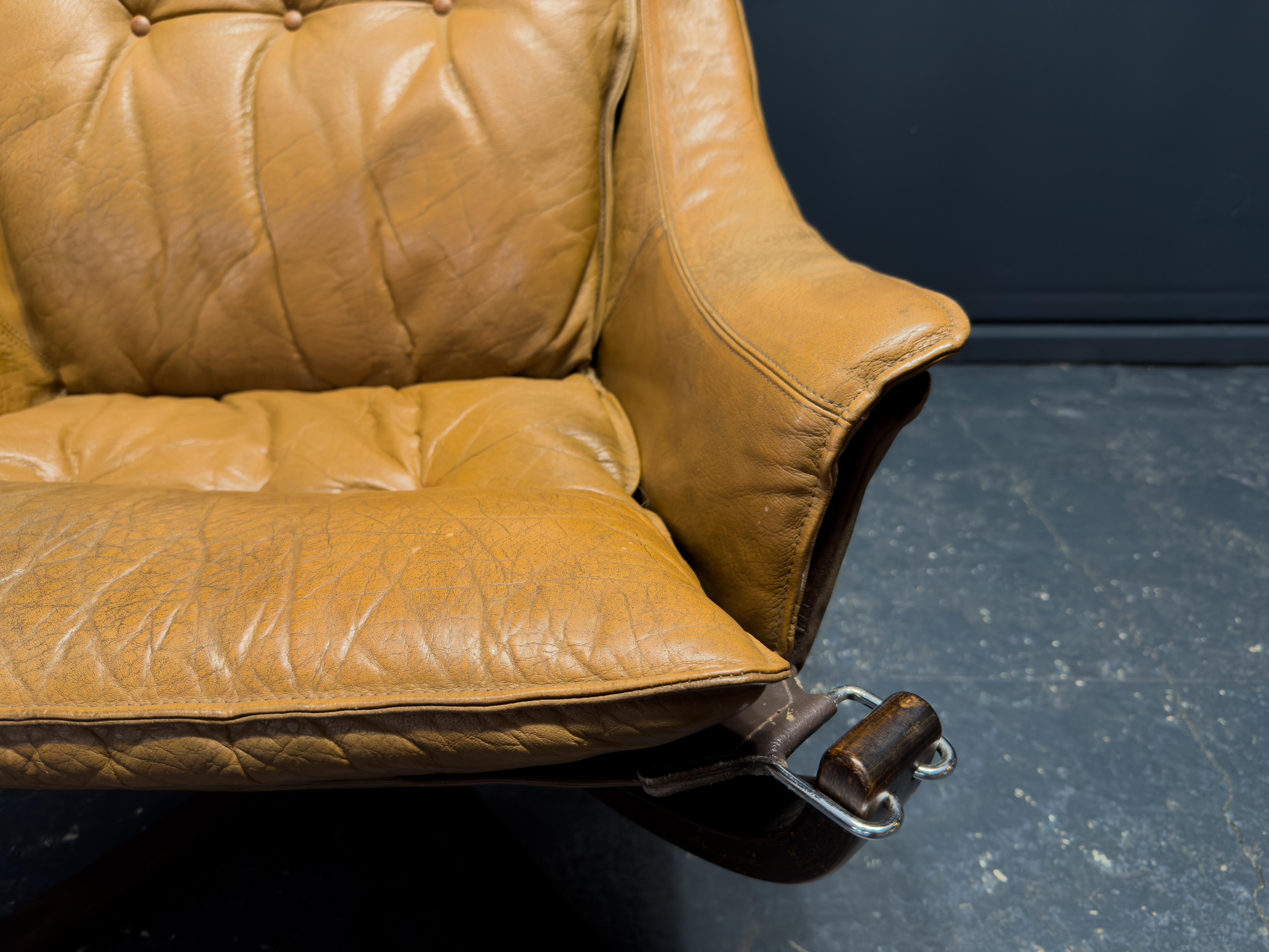 Falcon Chair with Footstool by Sigurd Resell For Sale 7
