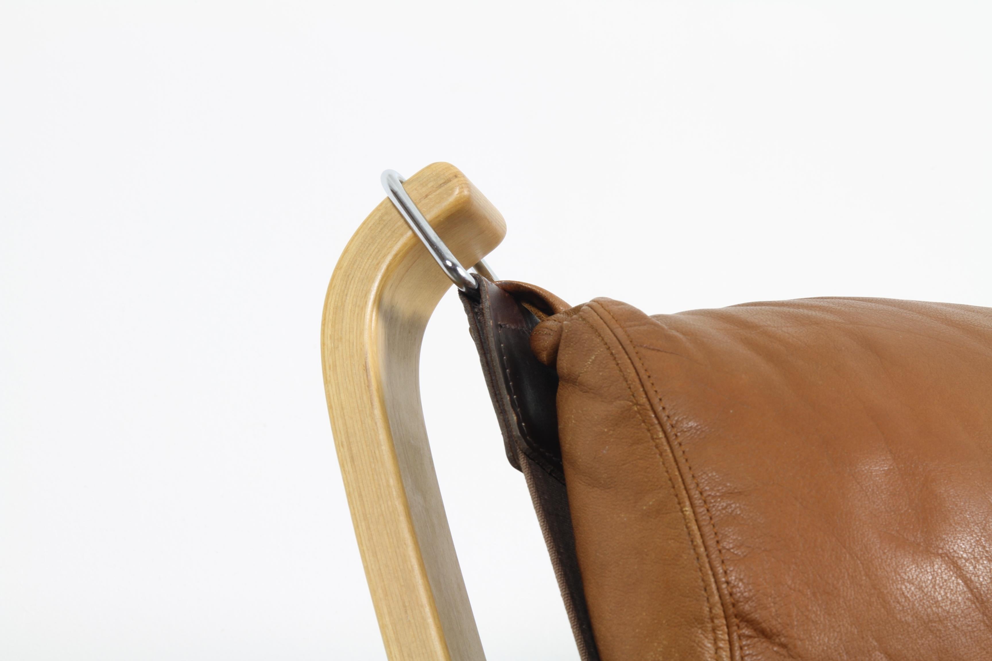 Falcon Chair with Ottoman by Sigurd Ressell, 1970s 3