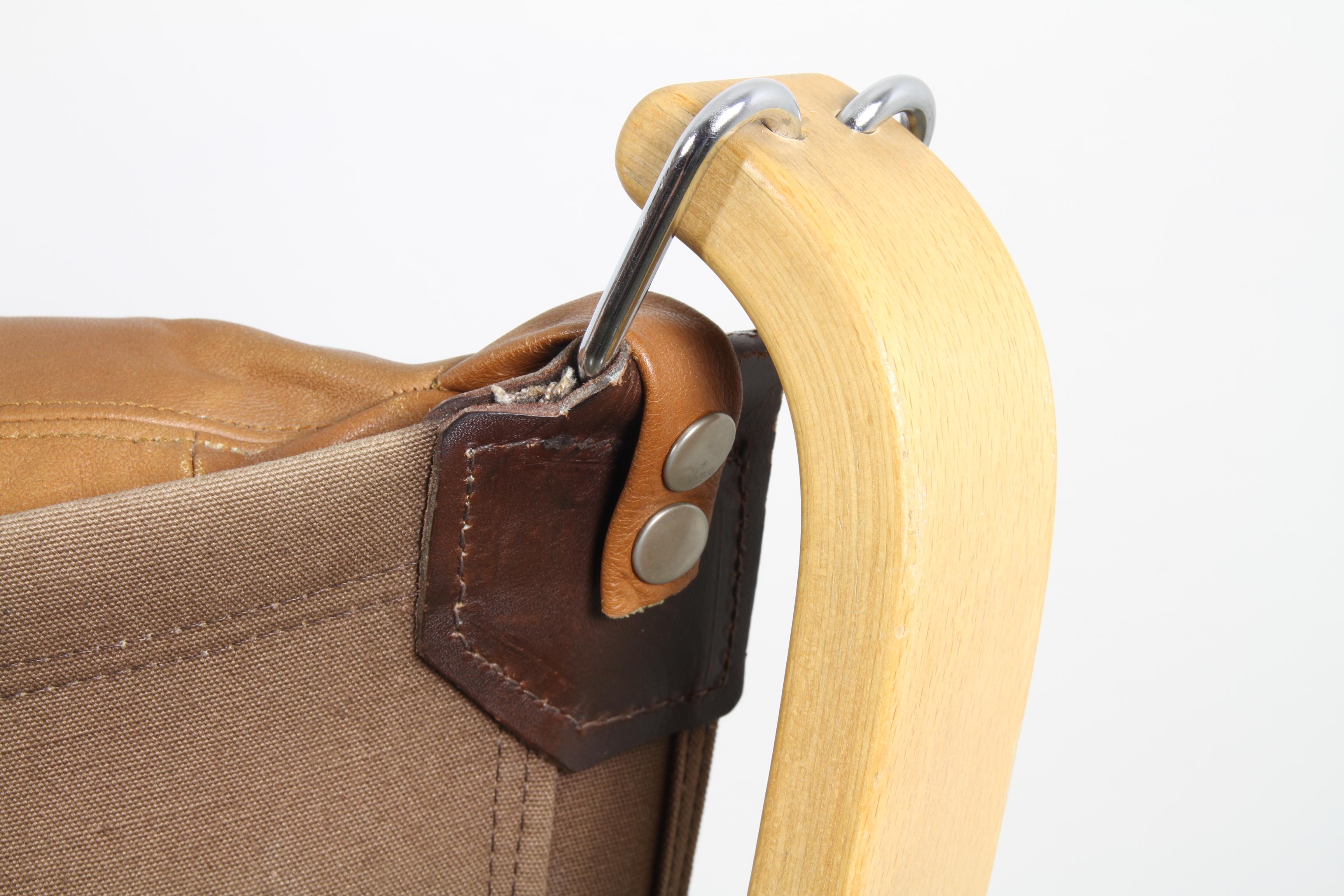 Falcon Chair with Ottoman by Sigurd Ressell, 1970s 5