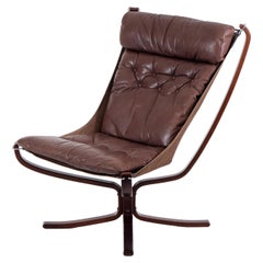 "Fauteuil Falcon de Sigurd Resell, Norvège, années 1970
