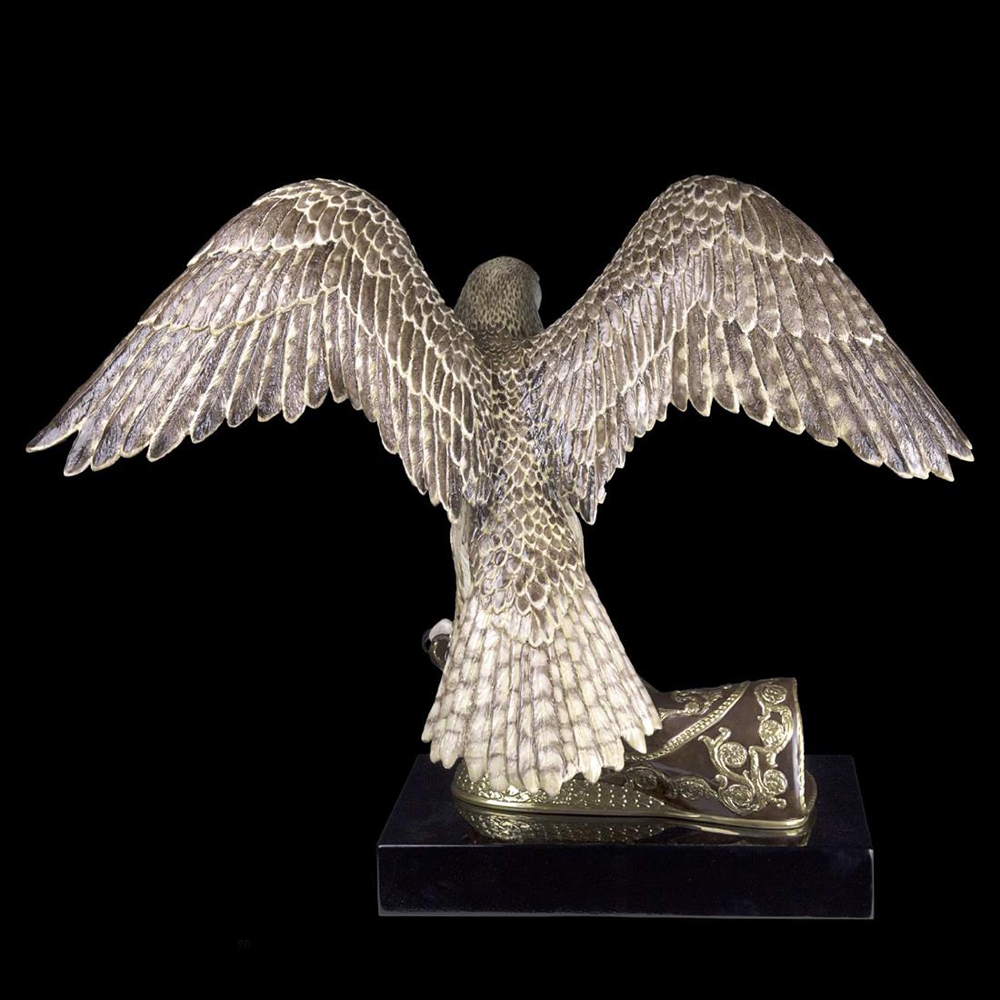 Falcon Flying Sculpture For Sale 3