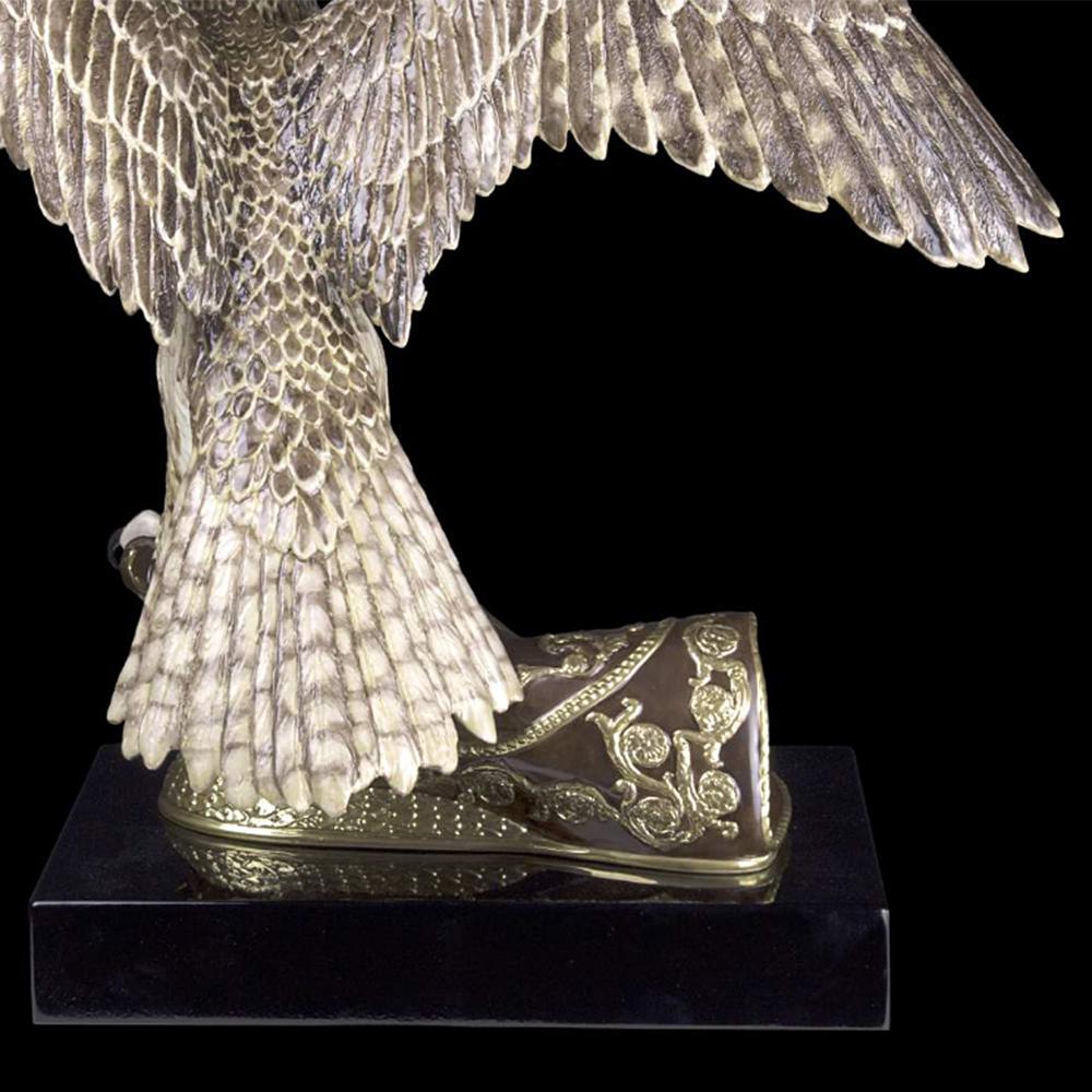 Falcon Flying Sculpture For Sale 2