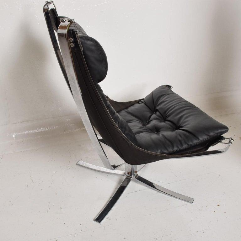 sigurd ressell falcon leather lounge chair