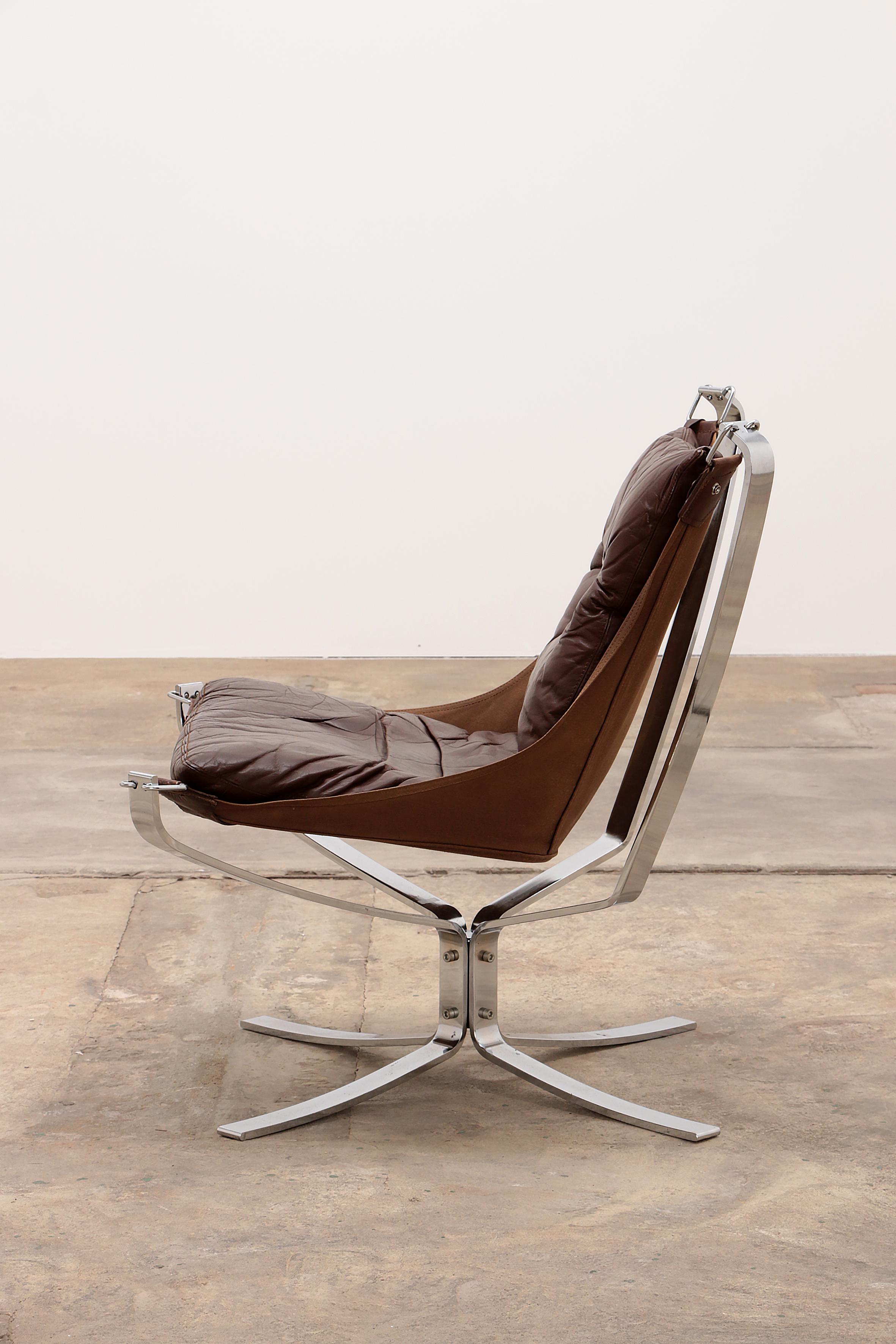 Falcon Lounge Chair by Sigurd Ressel for Vatne Mobler, Norway, 1970s In Good Condition In Oostrum-Venray, NL