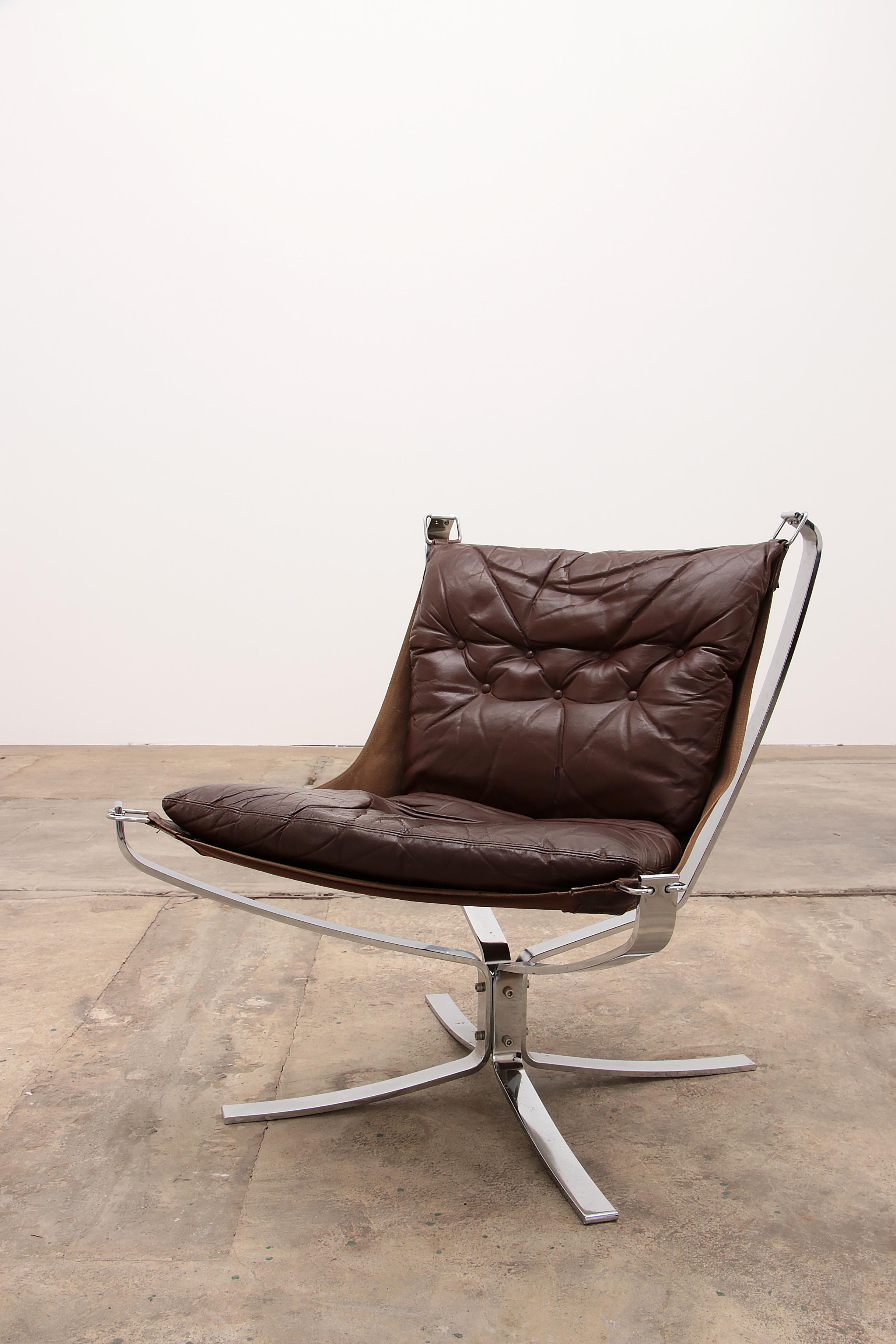 Falcon Lounge Chair by Sigurd Ressel for Vatne Mobler, Norway, 1970s 3